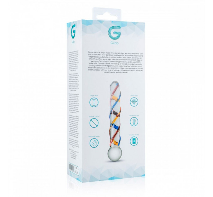 Фалоиммитатор стекло Glass Dildo No.10