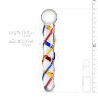 Фалоіммітатор скло Glass Dildo No.10