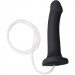 Фалоиммитатор с семяизвержением Strap-On-Me, черный, размер L, 19.6 х 3.6 см