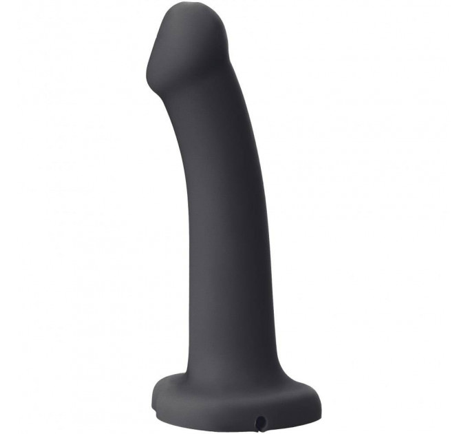 Фалоиммитатор с семяизвержением Strap-On-Me, черный, размер L, 19.6 х 3.6 см