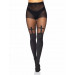 Колготки с имитацией чулок с крестами Leg Avenue Bless Me Cross, размер O/S