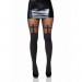 Колготки с имитацией чулок с крестами Leg Avenue Bless Me Cross, размер O/S