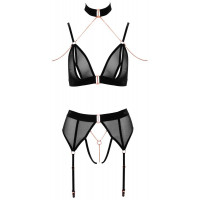 Комплект білизни Abierta Fina Bra Set Velvet M