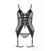 Корсет и стринги черный S/M BETH CORSET - Passion