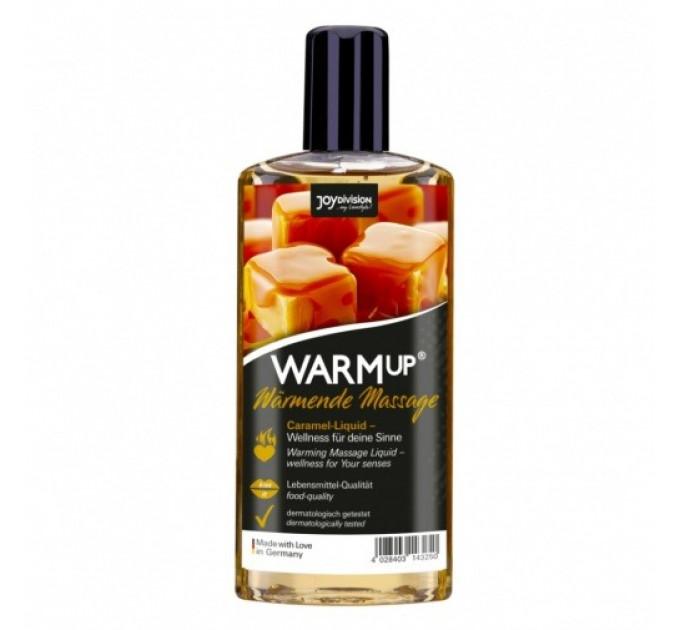 Масло для массажа согревающее и съедобное WARMup Caramel 150ml