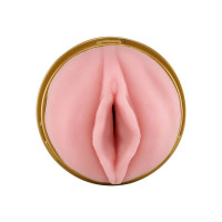 Мастурбатор вагіну в колбі Fleshlight Pink Lady Stamina Training Unit, кібершкіра, рельєфний