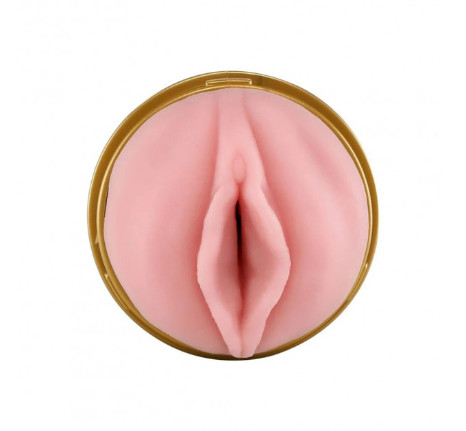 Мастурбатор вагина в колбе Fleshlight Pink Lady Stamina Training Unit, киберкожа, рельефный