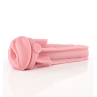 Мастурбатор вагіну в колбі Fleshlight Pink Lady Stamina Training Unit, кібершкіра, рельєфний
