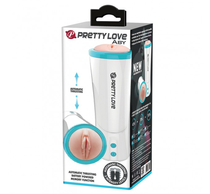 Мастурбатор автоматический с поступательными движениями Aby Vagina Masturbator Flesh Tube