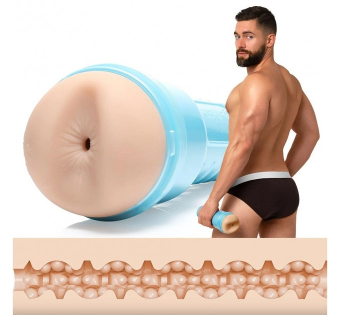 Мастурбатор попа киберкожа в колбе, Fleshjack Boys Griffin Barrows Cake Signature Butt, телесный