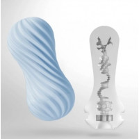 Мастурбатор із кульками TENGA FLEX BUBBLY BLUE