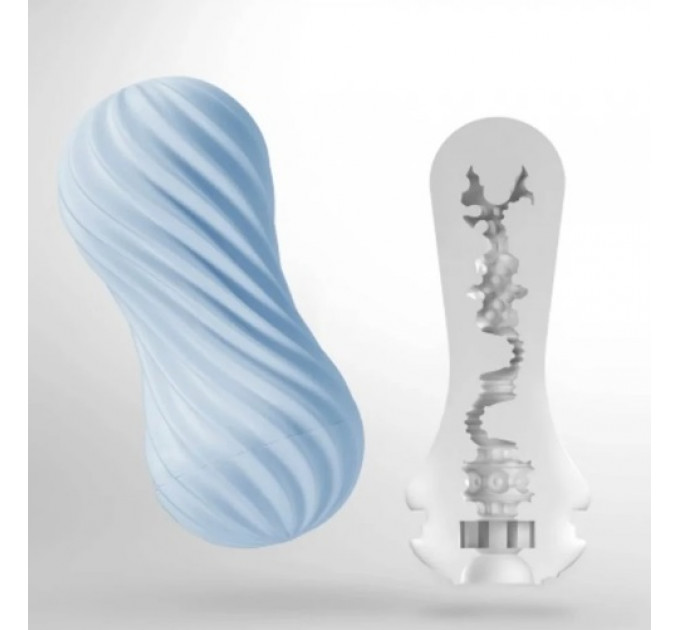 Мастурбатор с шариками TENGA FLEX BUBBLY BLUE
