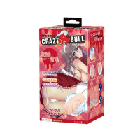 Мастурбатор вагіна самозмащувальний Crazy Bull бежевий, 13.5 х 5.5 см