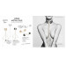 Ожерелье-ошейник з цепочкою Bijoux Indiscrets золоте, 59 см