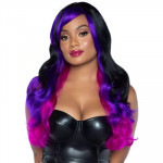 Парик Leg Avenue Allure Multi Color Black/Purple