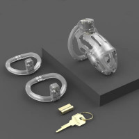 Пояс вірності пластик з трьома кільцями Прозорий Sevanda Lockink