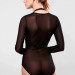Портупея Bijoux Indiscrets MAZE - Halter Bra Harness Black