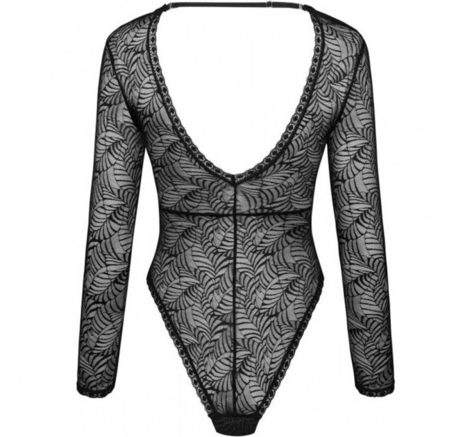 Сексуальное ажурное боди с рукавами Obsessive Merlys teddy M/L