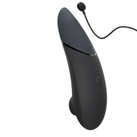 Вакуумний кліторальний стимулятор Womanizer Next Black, чорний