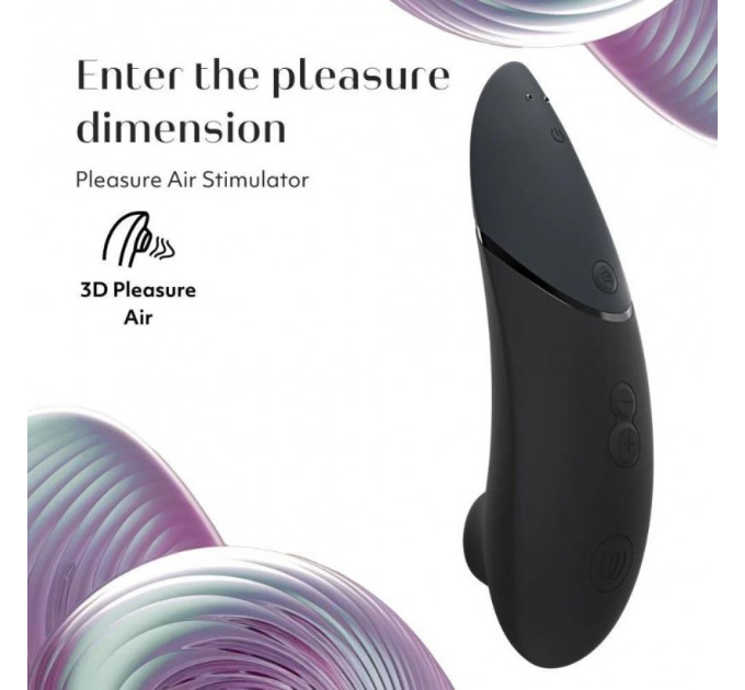 Вакуумный клиторальный стимулятор Womanizer Next Black, черный