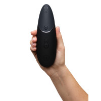Вакуумний кліторальний стимулятор Womanizer Next Black, чорний