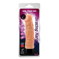 Вібратор реалістичний великого розміру Chisa Real Touch XXX Vibration Hard On, бежевий