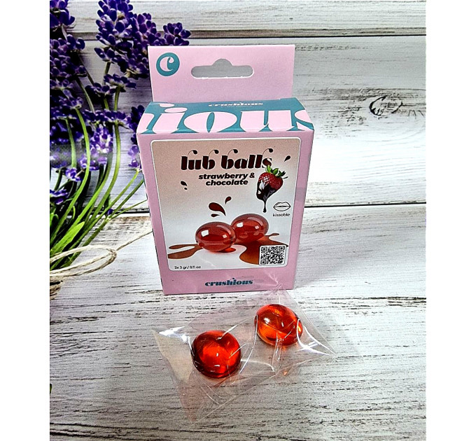 Взрывные шарики со вкусом клубники и шоколада Balls lub strawberry&chocolate