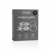 Затискачі для сосків з кільцями EasyToys Clover Clamps With Clips