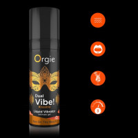 Рідкий вібратор коктейль СЕКС НА ПЛЯЖІ DUAL VIBE!, 15 мл Orgie (Бразилія-Португалія)