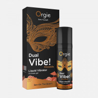Рідкий вібратор коктейль СЕКС НА ПЛЯЖІ DUAL VIBE!, 15 мл Orgie (Бразилія-Португалія)