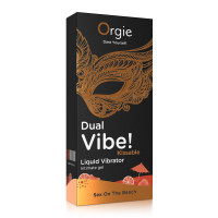 Рідкий вібратор коктейль СЕКС НА ПЛЯЖІ DUAL VIBE!, 15 мл Orgie (Бразилія-Португалія)
