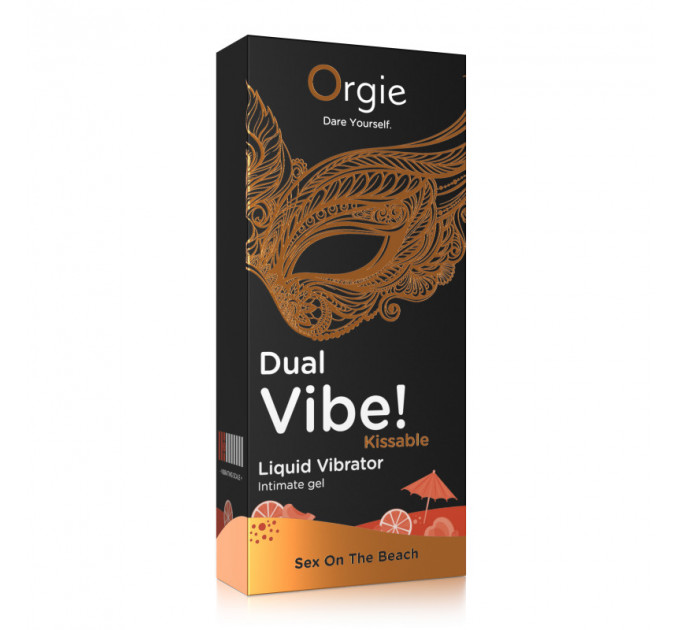 Жидкий вибратор коктейль СЕКС НА ПЛЯЖЕ DUAL VIBE!, 15 мл Orgie (Бразилия-Португалия)
