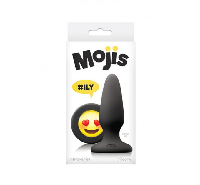Анальная пробка MOJIS ILY MEDIUM BLACK