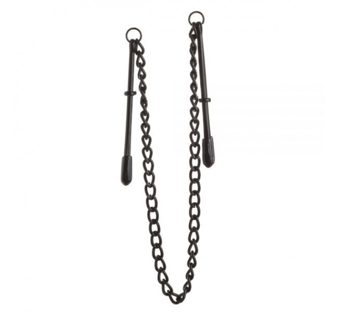 Зажимы на соски Lucky Bay Nipple Play Chain с цепочкой, черный