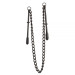 Зажимы на соски Lucky Bay Nipple Play Chain с цепочкой, черный