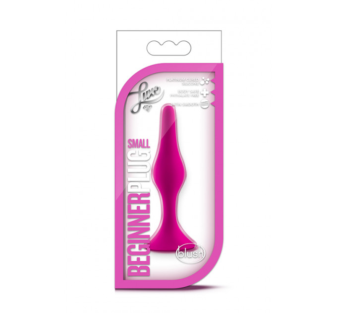 T331143 Маленькая анальная пробка LUXE BEGINNER PLUG Small, PINK