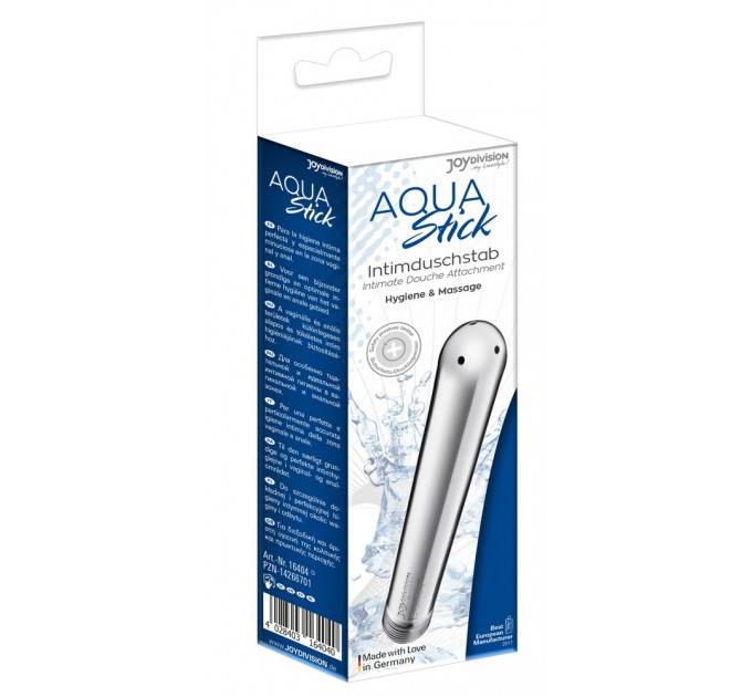 Насадка анальный душ Joy Division Aluminium Intimate Douche, серебристый