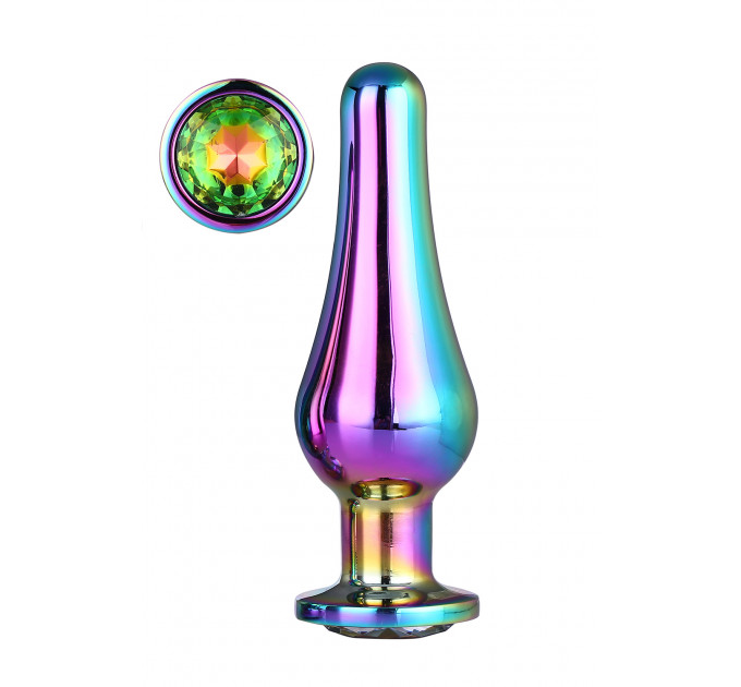 DT21822 Анальная пробка конической формы Dream Toys GLEAMING LOVE COLOURED PLEASURE PLUG L
