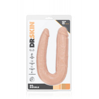 Фалоімітатор подвійний Dr. SKIN DR. DOUBLE 18INCH VANILLA