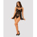 Пеньюар Obsessive Elizenes babydoll & thong S/M