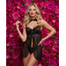 Пеньюар Obsessive Elizenes babydoll & thong S/M