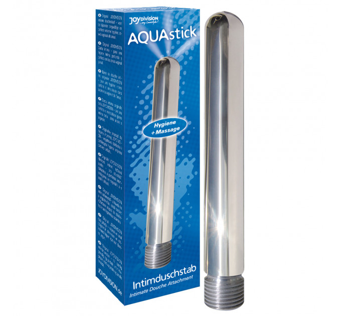 Насадка анальный душ Joy Division Aluminium Intimate Douche, серебристый