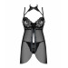 Пеньюар Obsessive Elizenes babydoll & thong S/M