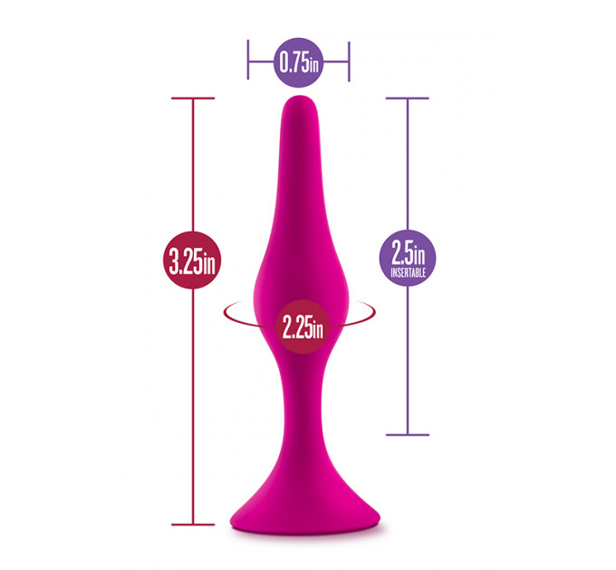 T331143 Маленькая анальная пробка LUXE BEGINNER PLUG Small, PINK