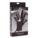 Текстурированная перчатка для стимуляции Master Series, черная, One Size