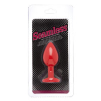 Анальна пробка Pink Silicone Heart White, M