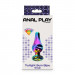Анальна пробка металева із кристалом ToyJoy Twilight Bum Bijou райдужний, Small