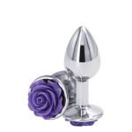 Анальна пробка NS Novelties REAR ASSETS ROSE SMALL PURPLE