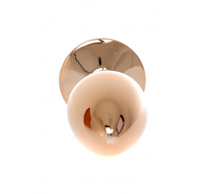 Анальна пробка з помаранчевою трояндочкою Plug-Jewellery Red Gold PLUG ROSE-Peach