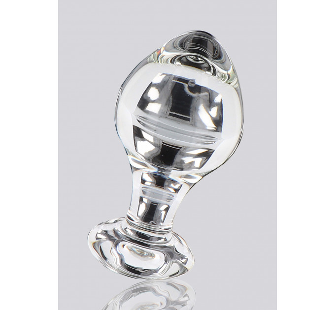 Анальна скляна пробка ToyJoy Brilliant Star прозора